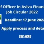 The post of Officer in Aviva Finance Limited Job Circular 2022