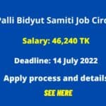 Jamalpur Palli Bidyut Samiti Job Circular 2022