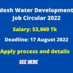 Bangladesh Water Development Board Job Circular 2022