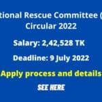 International Rescue Committee (IRC) Job Circular 2022