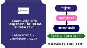 Community Bank Bangladesh Ltd. BD Job Circular 2022