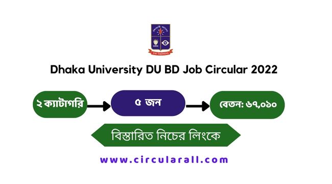 Dhaka University DU BD Job Circular 2022