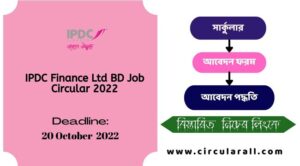 IPDC Finance Ltd BD Job Circular 2022