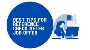 Best Tips for Reference Check after Job Offer